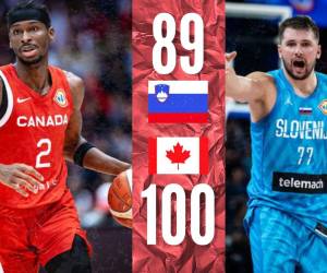 Canadá supera a Eslovenia 100-89