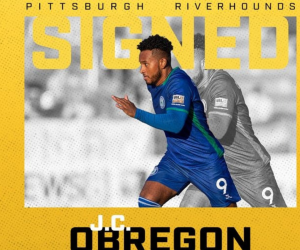 Juan Carlos Obregón es nuevo refuerzo del Pittsburgh de la USL de Estados Unidos.