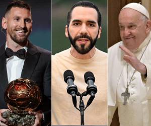 El futbolista Messi, el presidente de El Salvador y el papa Francisco son 10 de los personajes que marcaron la historia a nivel mundial este 2023.