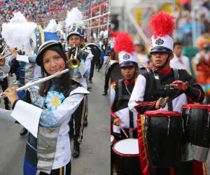 Los estudiantes de diferentes centros educativos llenaron de ritmo y entusiasmo las calles y el Estadio Chelato Uclés.