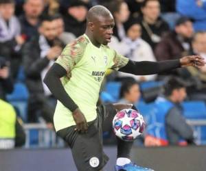 Mendy durante un partido de Champions League entre el Real Madrid y el Manchester City.