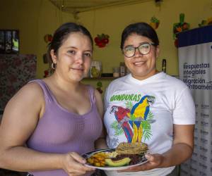 <i>El negocio de Viviana y Andrea en Barrio El Ocote, donde se siente el aroma de sus platillos.</i>