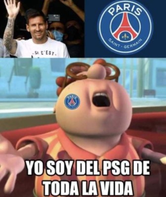 Los divertidos memes que dejó la llegada de Messi al PSG