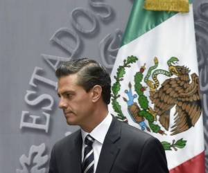 El presidente de México Enrique Peña Nieto ofreció declaraciones sobre la desaparición de 43 estudiantes. (Foto: AFP)