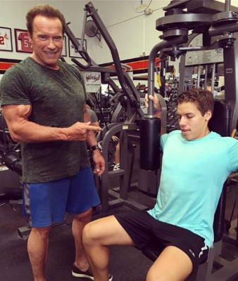 FOTOS: Joseph Baena, el hijo fisicoculturista de Arnold Schwarzenegger