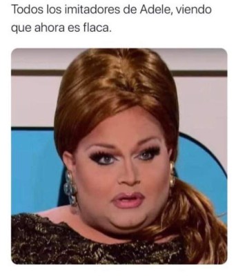 Adele causa furor por pérdida de peso y las redes se inundan de memes