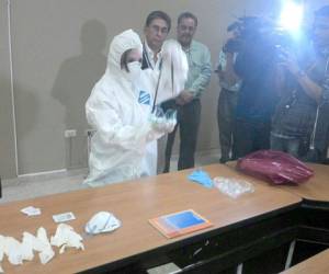 La OPS donó hoy un lote de equipo médico para prevenir el contagio del ébola. (Foto: David Romero)