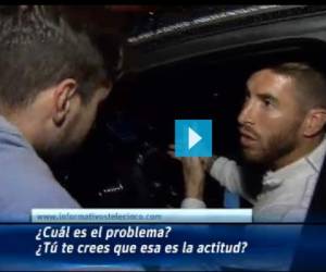 Sergio Ramos se paró e increpó a los aficionados .