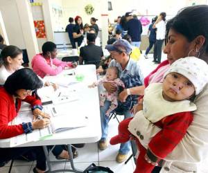 Evaluaciones en el centro de Operación Sonrisa, en Tegucigalpa. (Foto: Johny Magallanes)