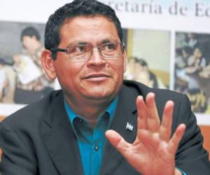 Marlon Escoto, titular de la Secretaría de Educación.