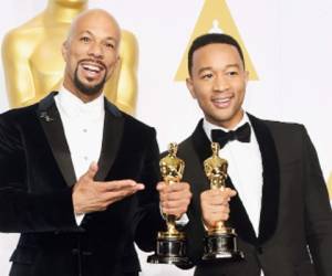 John Legend y Common. Ambos artistas se llevaron el Oscar el año pasado por su canción Glory, de la cinta Selma.