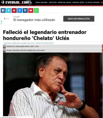 Legendario e histórico: el mundo lamenta la muerte de Chelato Uclés