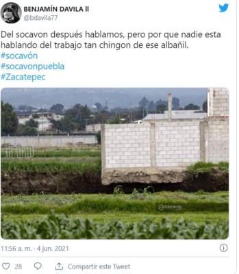 Los divertidos memes que ha dejado el enorme socavón de Puebla