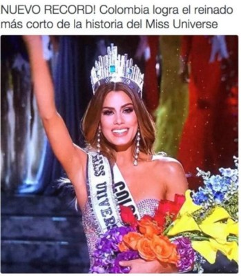 Miss Colombia no se salvó de los memes en redes