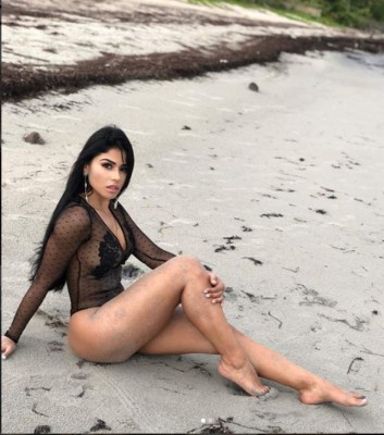 La modelo Angélica Cruz, la exesposa del reguetonero Nicky Jam