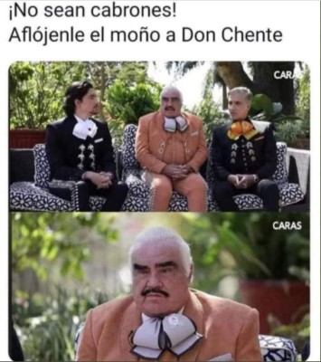 Los divertidos memes que dejó el 'chongo apretado' de Vicente Fernández