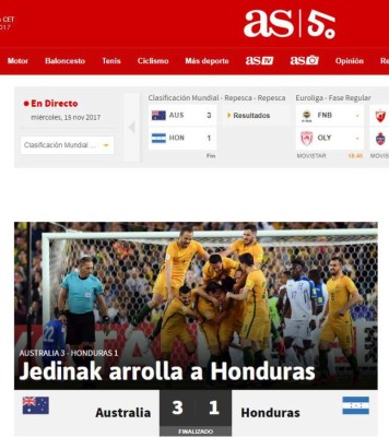 El mundo habla sobre la eliminación de Honduras