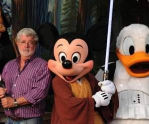 George Lucas, creador de Star Wars y los personajes de Disney.