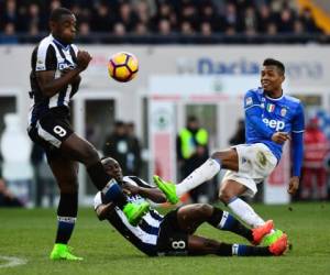 Alex Sandro Lobo Silva en el Dacia Arena Stadium en el juego Udinese Juventus (Foto: Agencias/ AFP / Deportes EL HERALDO Honduras)