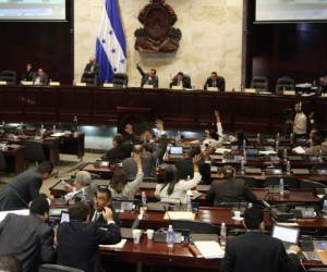 Sesión del Congreso Nacional este jueves.