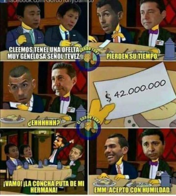 Crueles memes: Carlos Tevez se va a China y los aficionados de Boca no se lo perdonan