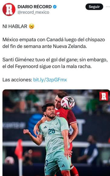 Faitelson no perdona: Así reacciona prensa mexicana tras resultado ante Canadá