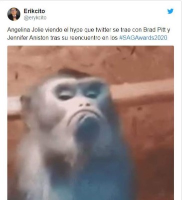 Brad Pitt y Jennifer Aniston se reencuentran y los memes se hacen virales