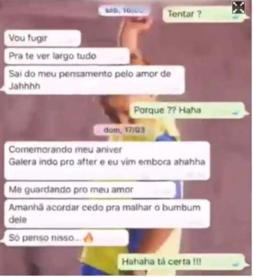 FOTOS: Sale a la luz el chat completo de WhatsApp entre Neymar y Najila Trindade, la modelo que lo acusa de violación