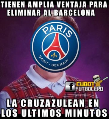 Los memes del partido Barcelona 6-1 PSG en la fase de octavos de la Champions