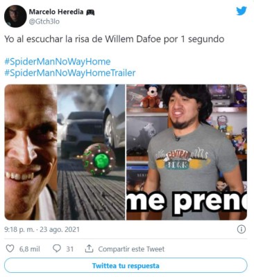 Los divertidos y explosivos memes que dejó el tráiler de Spider-Man: No way home