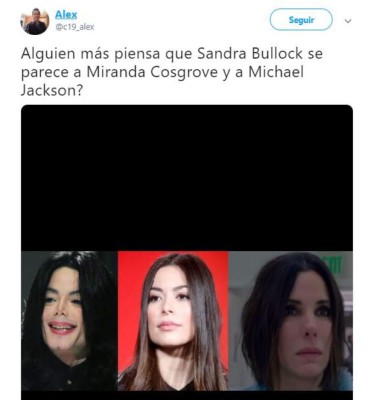 Los memes de Sandra Bullock y Michael Jackson tras su participación en Bird Box: A ciegas