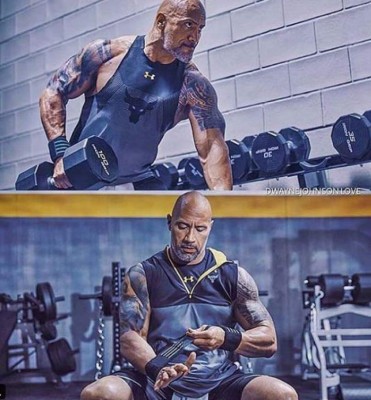 A sus 46 años, así mantiene su estado físico Dwayne Johnson