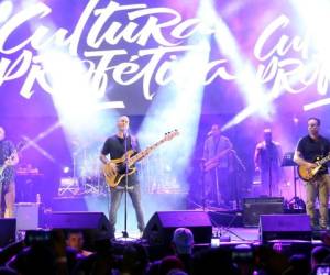 En su presentación en Honduras, la banda hizo un viaje musical por sus más grandes éxitos. / Creditos: JIMMY ARGUETA