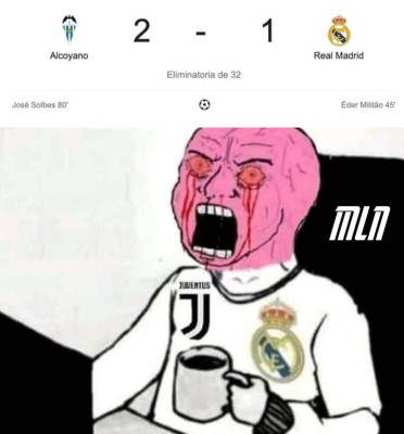 Real Madrid cae eliminado en la Copa del Rey y es destrozado con memes