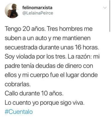 Caso 'La Manada': Se viraliza el hashtag #Cuéntalo en apoyo a víctimas de violación