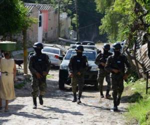 La operación policial se realizó en la colonia Eben-Ezer de la ciudad de Choloma, Cortés, al norte de Honduras.