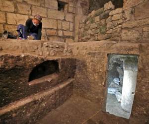 Estos espacios podrían ser la despensa de un edificio hoy desaparecido o una zona de almacenamiento y preparación de comidas para los sacerdotes de la Ciudad Santa. Foto: AFP.