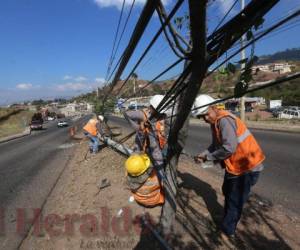 Personal de la Empresa Nacional de Energía Eléctrica realizará los trabajos. (Foto: Archivo EL HERALDO)