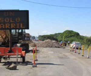 Los veraneantes que no están familiarizados con la vía deben tener precaución sobre todo si planean viajar de noche (Foto: El Heraldo Honduras/ Noticias de Honduras)