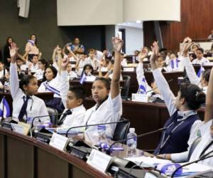 Las mociones presentadas por los niños fueron amplias y serán retomadas por los diputados para su oportuna aprobación.