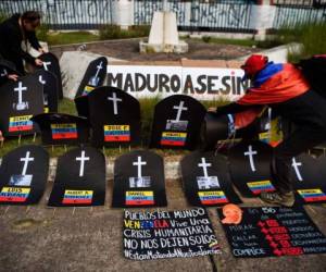 La crisis venezolana suma este sábado 57 días de protestas registrando a la fecha 58 muertes. (Foto: AFP/El Heraldo Honduras/ Noticias de Honduras)