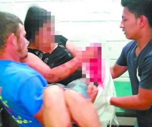 La mujer fue trasladasa de emergencia al Hospital de Occidente