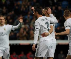 Real Madrid goleo en casa al Sevilla, que le anularon un tanto durante la segunda mitad, foto:AFP.