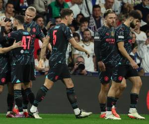 Bernardo Silva abrió el marcador en el Santiago Bernabéu.