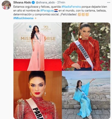 Resignación, enojo y memes: Las reacciones tras segundo lugar de Nadia Ferreira en Miss Universo