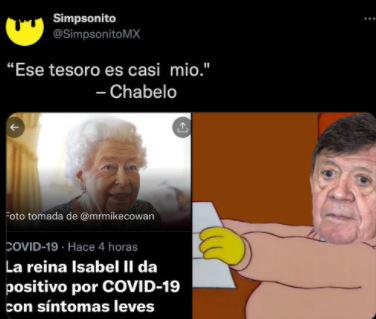 Los mejores memes de Chabelo al “enterarse” del contagio de covid-19 de la reina Isabel