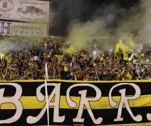 La barra visitante podrá hacer su ingreso solamente en el sector de sol sur.