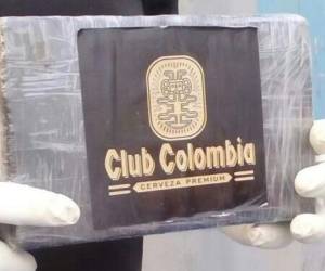 La droga decomisada venía hasta etiquetada con un logo colombiano.