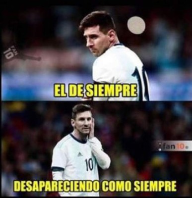 Messi es víctima de memes tras la eliminación de Argentina de la Copa América a manos de Brasil