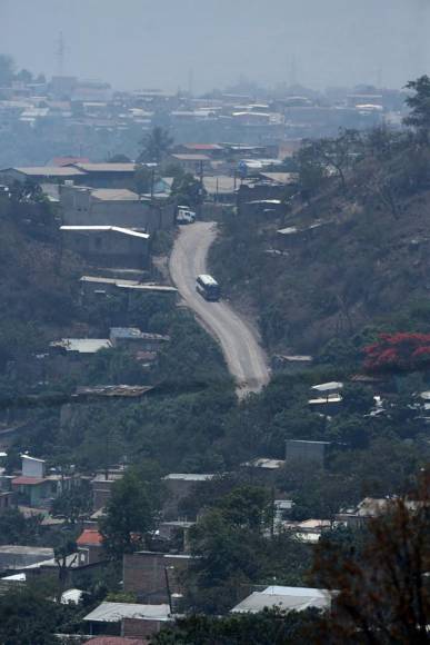 Así luce Tegucigalpa este sábado por la capa de humo